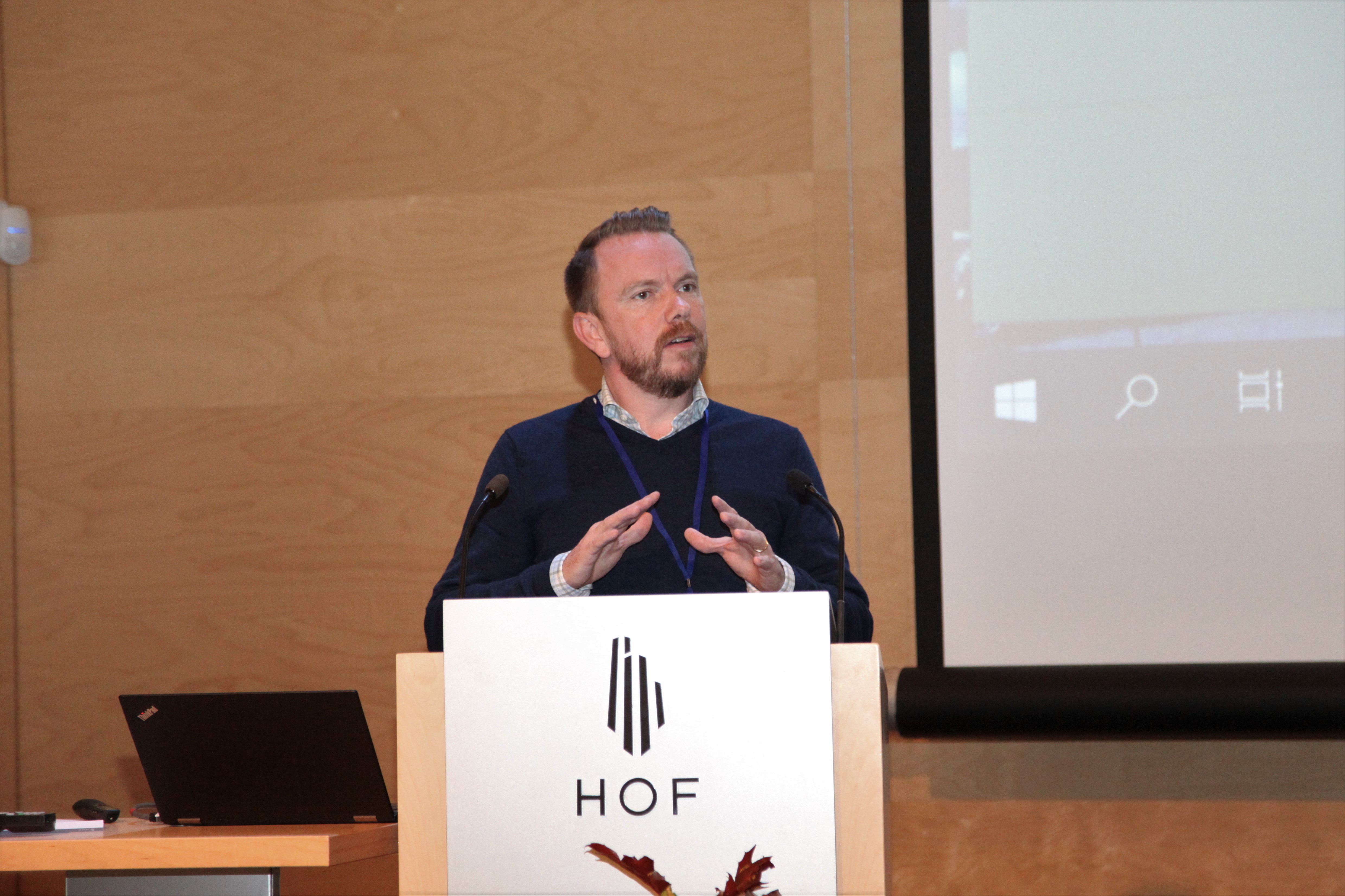 Ragnar Þór, formaður LÍV á LÍV þingi 2019